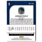 2019-20 Hoops Premium Stock #223 Jordan Poole RC