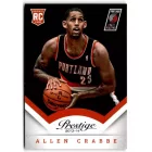 2013-14 Prestige #199 Allen Crabbe RC