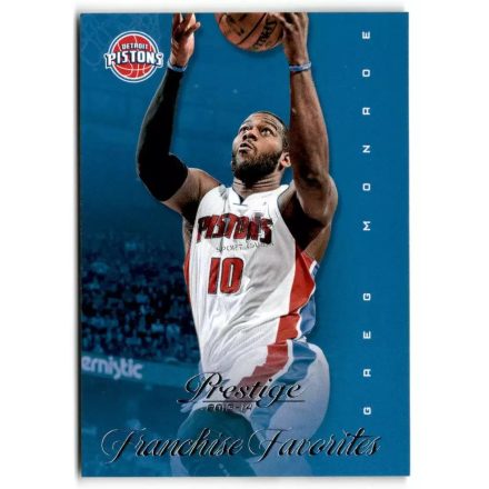 2013-14 Prestige Franchise Favorites #9 Greg Monroe