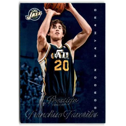 2013-14 Prestige Franchise Favorites #29 Gordon Hayward