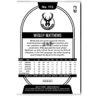 2020-21 Hoops #113 Wesley Matthews