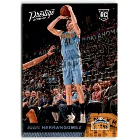 2016-17 Prestige #165 Juan Hernangomez RC