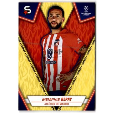 2023-24 Superstars #21  Memphis Depay  Yellow