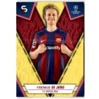2023-24 Superstars #49  Frenkie de Jong  Yellow