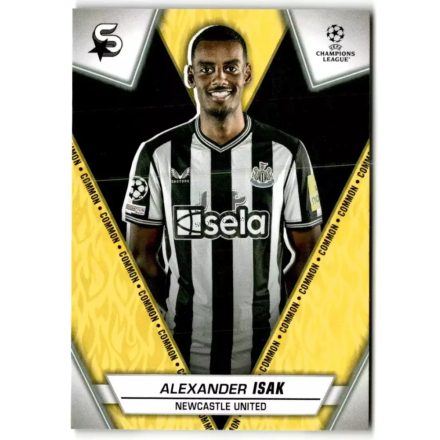 2023-24 Superstars #102  Alexander Isak  Yellow