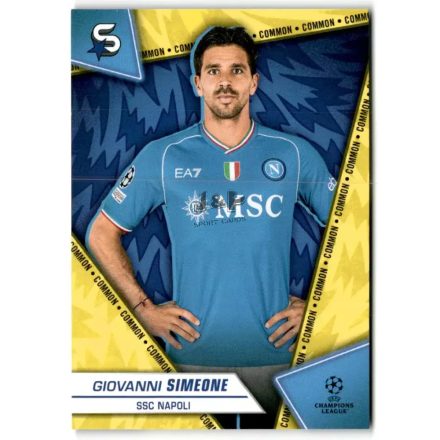 2023-24 Superstars #164  Giovanni Simeone  Yellow