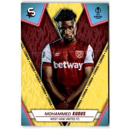 2023-24 Superstars #188  Mohammed Kudus  Yellow