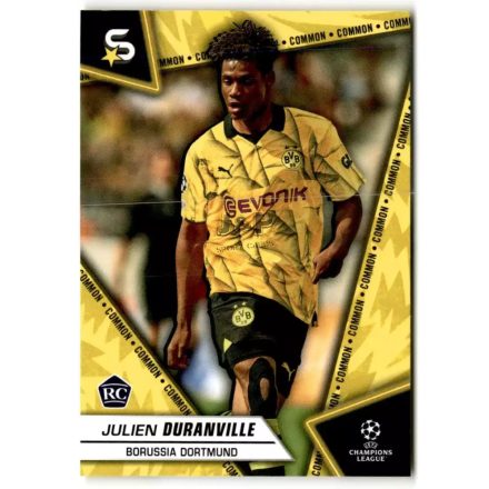 2023-24 Superstars #25  Julien Duranville Yellow Variant