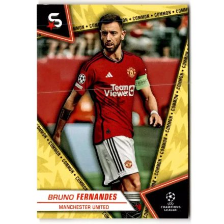 2023-24 Superstars #97  Bruno Fernandes Yellow Variant