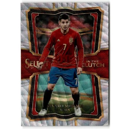 2017-18 Select In the Clutch Prizms #8 Alvaro Morata