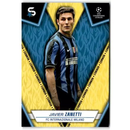 2023-24 Superstars #197  Javier Zanetti  Yellow