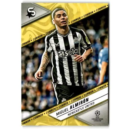 2023-24 Superstars #105  Miguel Almiron Yellow Variant