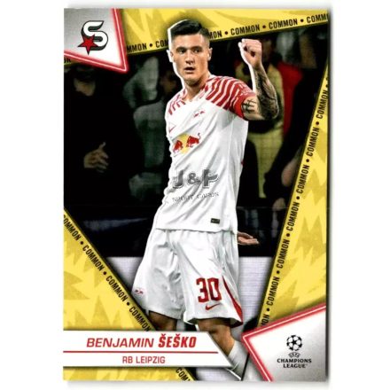 2023-24 Superstars #128  Benjamin Sesko Yellow Variant