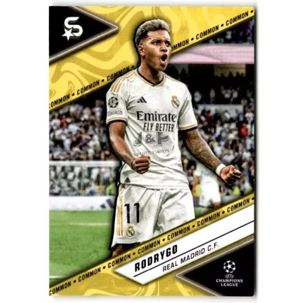 2023-24 Superstars #135  Rodrygo Yellow Variant