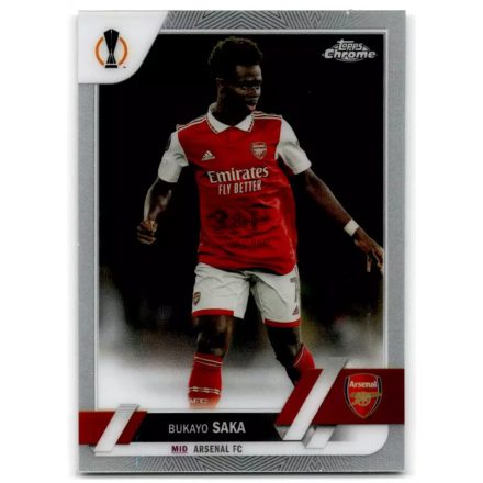 2022-23 Topps Chrome UEFA Club Competitions #25 Bukayo Saka