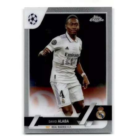 2022-23 Topps Chrome UEFA Club Competitions #82 David Alaba