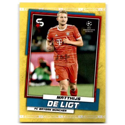 2022-23 Superstars Yellow Variant #96 Matthijs de Ligt