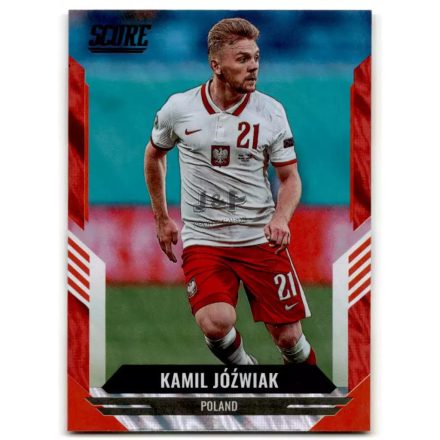 2021-22 Score FIFA Red Lava #57 Kamil Jozwiak