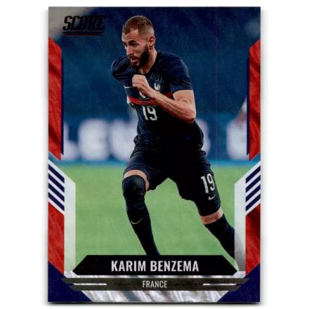 2021-22 Score FIFA Red Lava #60 Karim Benzema