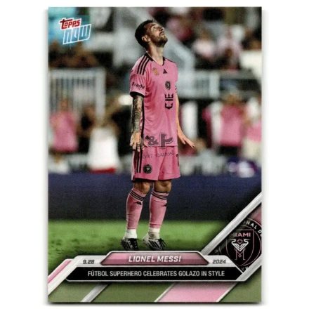 2024 Topps Now MLS #134 Lionel Messi