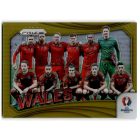 2016 Panini Prizm UEFA Euro '16 Team Photos Prizms Gold #21 Wales