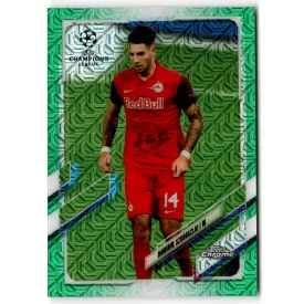 2020-21 Topps Chrome UEFA Champions League Japan Green #26 Dominik Szoboszlai