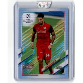 2020-21 Topps Chrome X Steve Aoki UEFA Champions League Neon Future Neon Future III Refractors #26 Dominik Szoboszlai