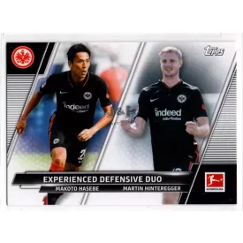   2021-22 Topps Bundesliga #192 Makoto Hasebe / Martin Hinteregger