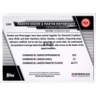 2021-22 Topps Bundesliga #192 Makoto Hasebe / Martin Hinteregger