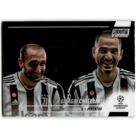 2021-22 Stadium Club Chrome UEFA Champions League #3 Giorgio Chiellini