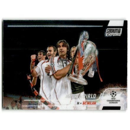 2021-22 Stadium Club Chrome UEFA Champions League #21 Andrea Pirlo