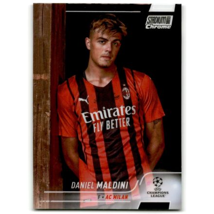 2021-22 Stadium Club Chrome UEFA Champions League #26 Daniel Maldini