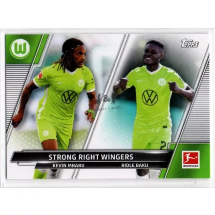 2021-22 Topps Bundesliga #197 Kevin Mbabu / Ridle Baku