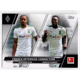 2021-22 Topps Bundesliga #198 Alassane Plea / Marcus Thuram