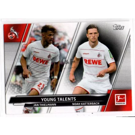 2021-22 Topps Bundesliga #199 Jan Thielmann / Noah Katterbach