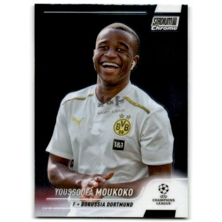 2021-22 Stadium Club Chrome UEFA Champions League #64 Youssoufa Moukoko