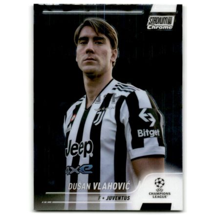 2021-22 Stadium Club Chrome UEFA Champions League #98 Dusan Vlahovic