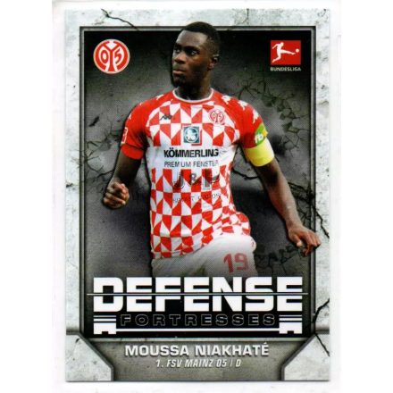 2021-22 Topps Bundesliga Defense Fortresses #DFMN Moussa Niakhate