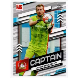 2021-22 Topps Bundesliga Team Captains #TCLH Lukas Hradecky