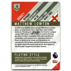 2017-18 Topps English Premier League Gold #24 Matthew Lowton
