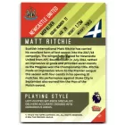 2017-18 Topps English Premier League Gold #163 Matt Ritchie HERO