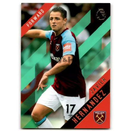 2017-18 Topps English Premier League Gold Green #150 Javier Hernandez