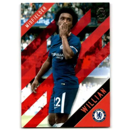 2017-18 Topps English Premier League Gold Red #35 Willian