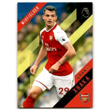 2017-18 Topps English Premier League Gold Yellow #11 Granit Xhaka