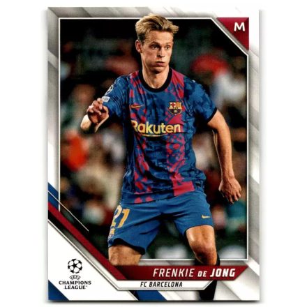 2021-22 Topps UEFA Champions League #8 Frenkie de Jong