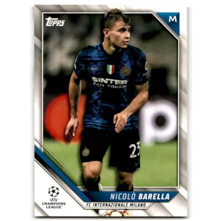 2021-22 Topps UEFA Champions League #17 Nicolo Barella