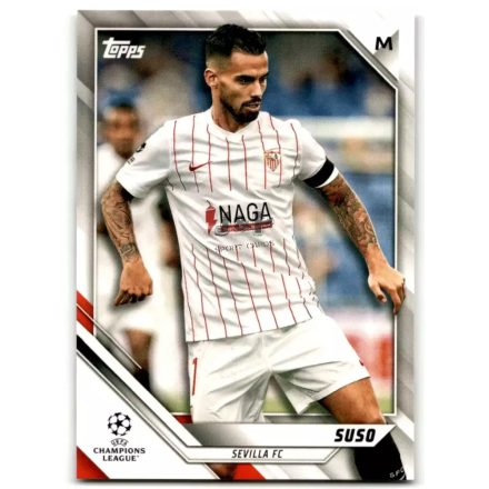 2021-22 Topps UEFA Champions League #115 Suso