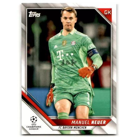 2021-22 Topps UEFA Champions League #159 Manuel Neuer