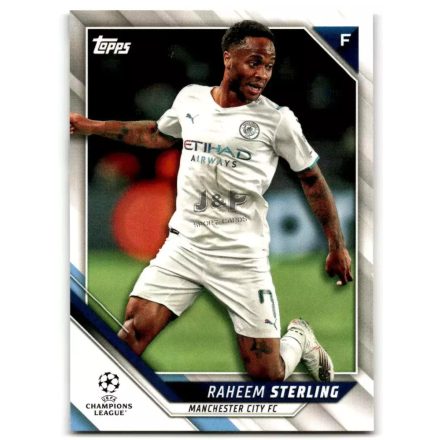 2021-22 Topps UEFA Champions League #192 Raheem Sterling