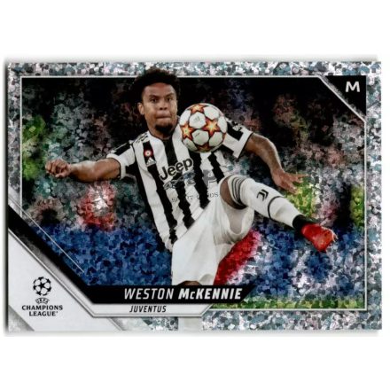 2021-22 Topps UEFA Champions League Speckle Foil #30 Weston McKennie